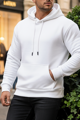 REJERO WHITE férfi pulóver