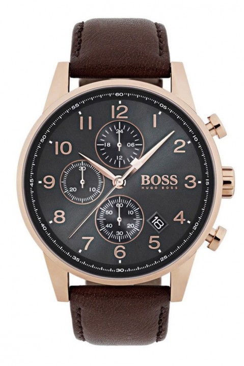 HUGO BOSS Navigator 1513496 férfi karóra, Szín: barna, IVET.HU - A te online butikod.