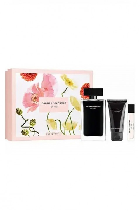 Narciso Rodriguez For Her EDT 100 ml + Mini 10 ml + Body Lotion 50 ml női szettIVET.HU - A te online butikod.