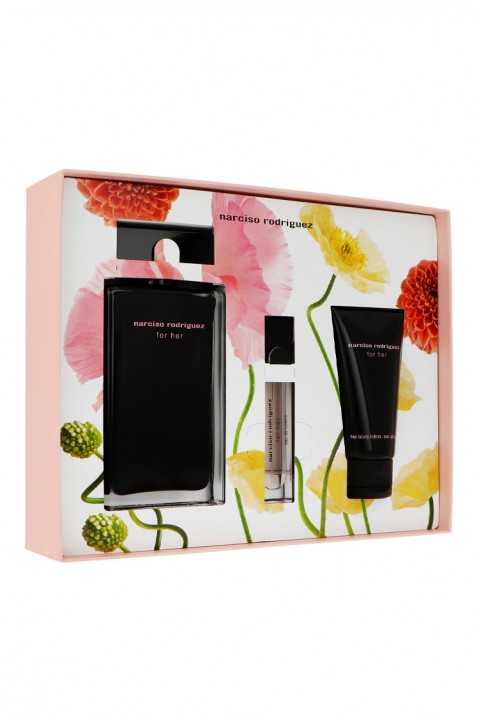 Narciso Rodriguez For Her EDT 100 ml + Mini 10 ml + Body Lotion 50 ml női szettIVET.HU - A te online butikod.