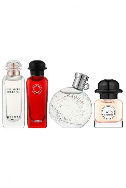 Set Hermes Twilly EDP + Un Jardin Sur Le Nil EDT + Eau De Rhubarbe Ecarlate EDC + Eau Des Merveilles EDT 4 X 7,5 ml nőiparfüm szettIVET.HU - A te online butikod.