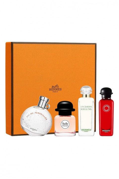 Set Hermes Twilly EDP + Un Jardin Sur Le Nil EDT + Eau De Rhubarbe Ecarlate EDC + Eau Des Merveilles EDT 4 X 7,5 ml nőiparfüm szettIVET.HU - A te online butikod.