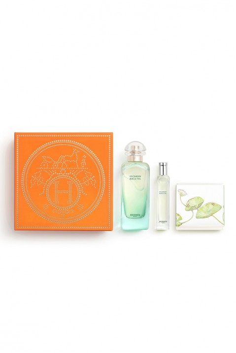 Hermes Jardin Un Jardin Sur Le Nil EDT 100 ml + EDT 15 ml + Soap 50 gr uniszex parfüm szettIVET.HU - A te online butikod.