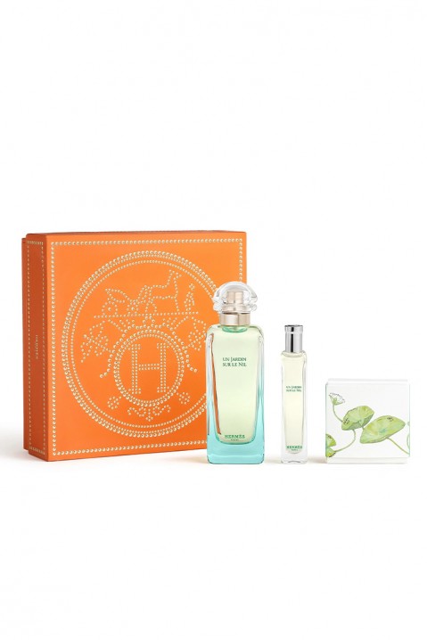 Hermes Jardin Un Jardin Sur Le Nil EDT 100 ml + EDT 15 ml + Soap 50 gr uniszex parfüm szettIVET.HU - A te online butikod.