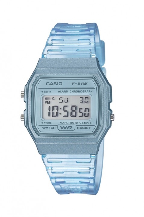 Casio F-91WS-2DF gyermek karóra, Szín: kék, IVET.HU - A te online butikod.