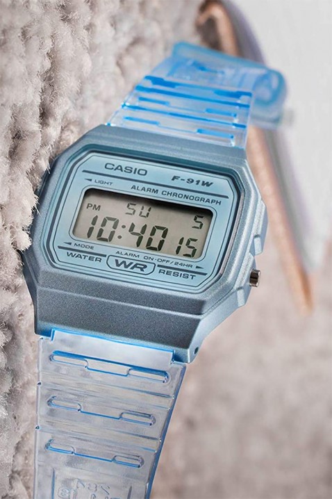 Casio F-91WS-2DF gyermek karóra, Szín: kék, IVET.HU - A te online butikod.