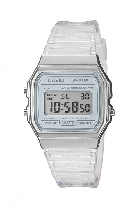 Casio F-91WS-7DF gyermek karóra, Szín: fehér, IVET.HU - A te online butikod.