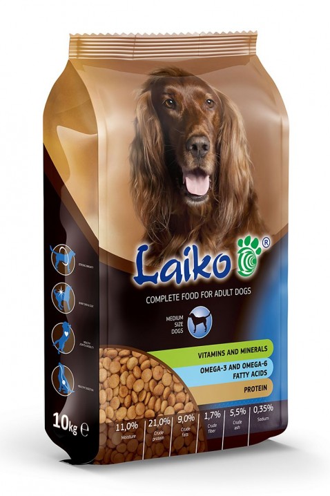 LAIKO 10 kg eledel felnőtt kutyáknak baromfivalIVET.HU - A te online butikod.