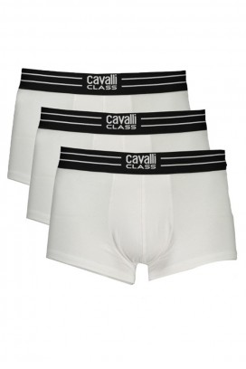 CAVALLI CLASS BB WHITE 3db-os férfi boxernadrág